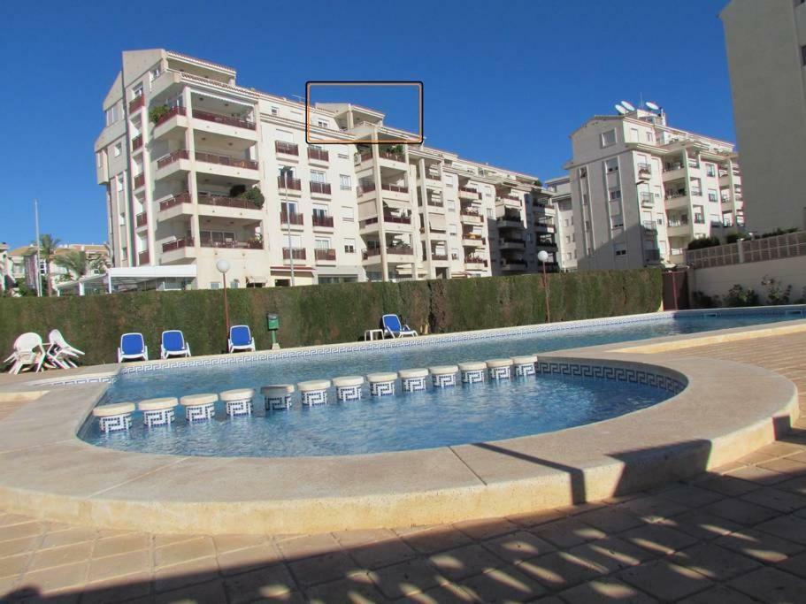 Beach Front Line Penthouse In Altea Eksteriør bilde