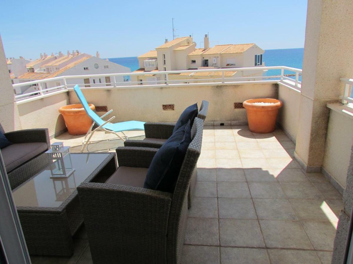 Beach Front Line Penthouse In Altea Eksteriør bilde