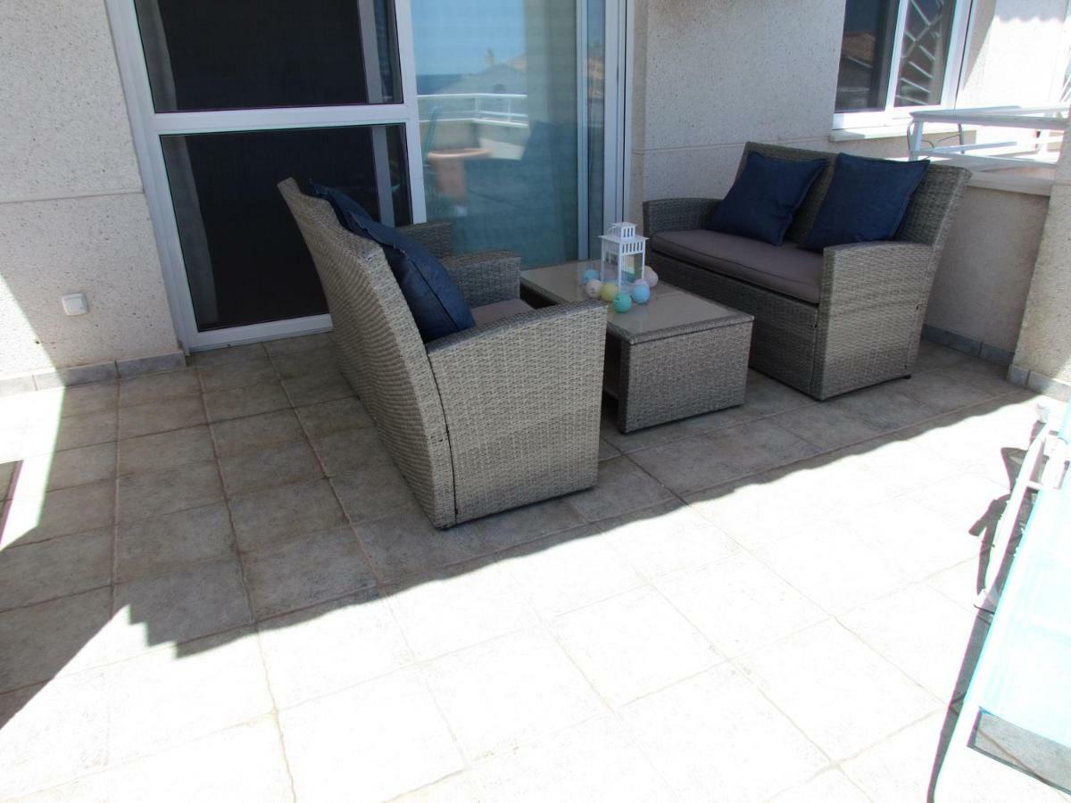 Beach Front Line Penthouse In Altea Eksteriør bilde
