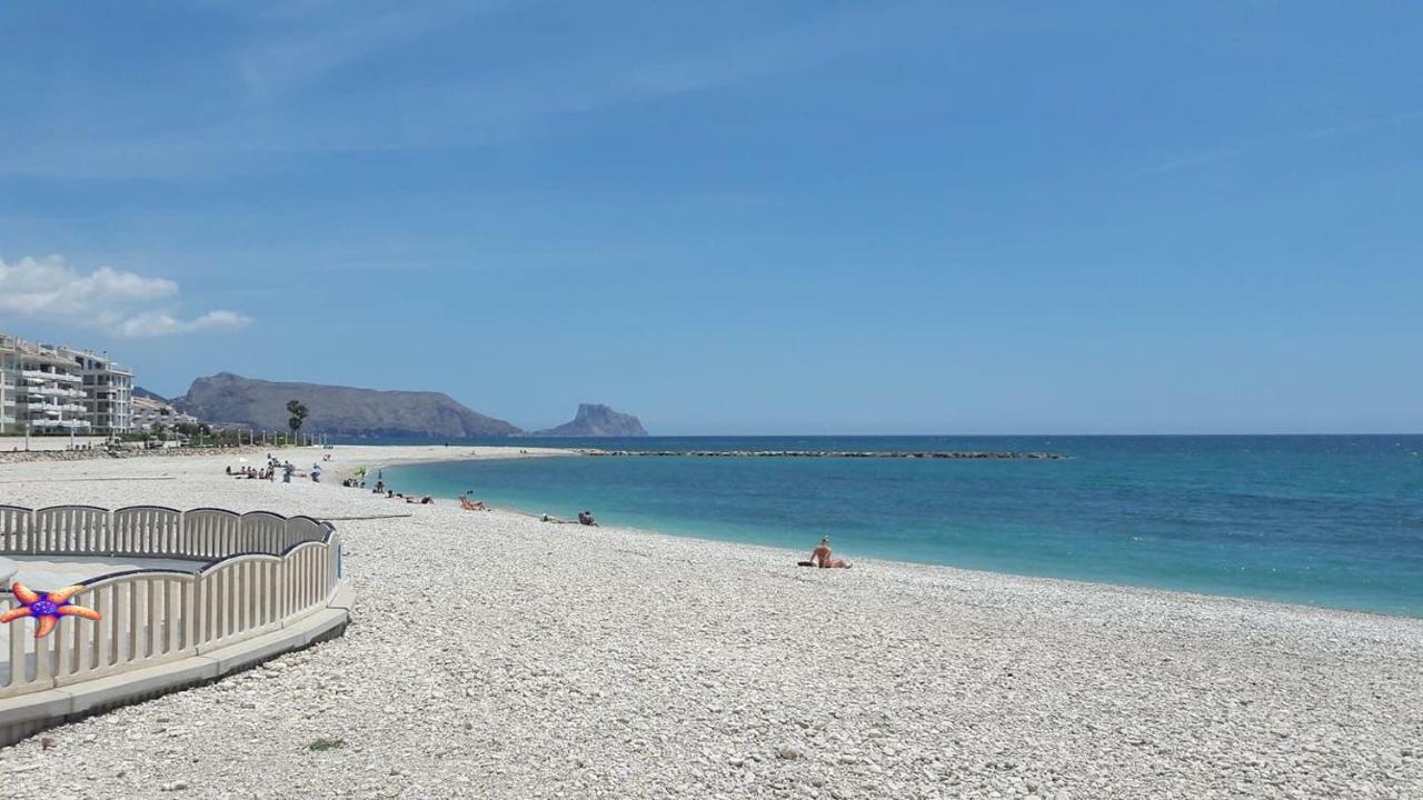 Beach Front Line Penthouse In Altea Eksteriør bilde